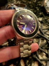 🔥 Spinnaker Piccard Watch ~ Purple Dial ~ 45mm ~ NH35 ~ HUGE SAPPHIRE CRYSTAL🔥
