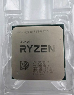 AMD Ryzen 7 5800X3D Processor (3.4GHz, 8 Cores, AM4) - 100