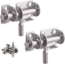 Mini Sliding Bolt Gate Latch 2.6" Heavy Duty Stainless Steel Barrel Lock
