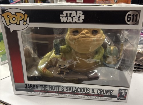 Funko Pop! Moments: Star Wars - Jabba The Hutt & Salacious B. Crumb #611 - Picture 1 of 18