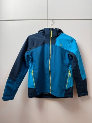 Kinder Explore wasserdichte Regenjacke dare 2b in dunkelblau Gr. 152