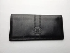 Daks England Leather Bifold Full Size Long Wallet Black
