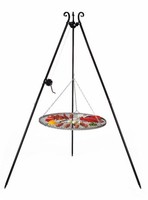 Dreibein Grill Viking Schwenkgrill 60 Cm Mit Kurbel Grillrost Schwarz Lagerfeuer
