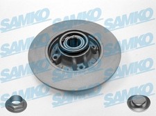 SAMKO 2x Bremsscheibe hinten voll für DS DS4/DS4 Crossback Citroën C4 II B7