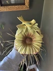 Vintage McCoy Sunflower Wall Pocket With Song Bird Yellow 1949 Retro Planter