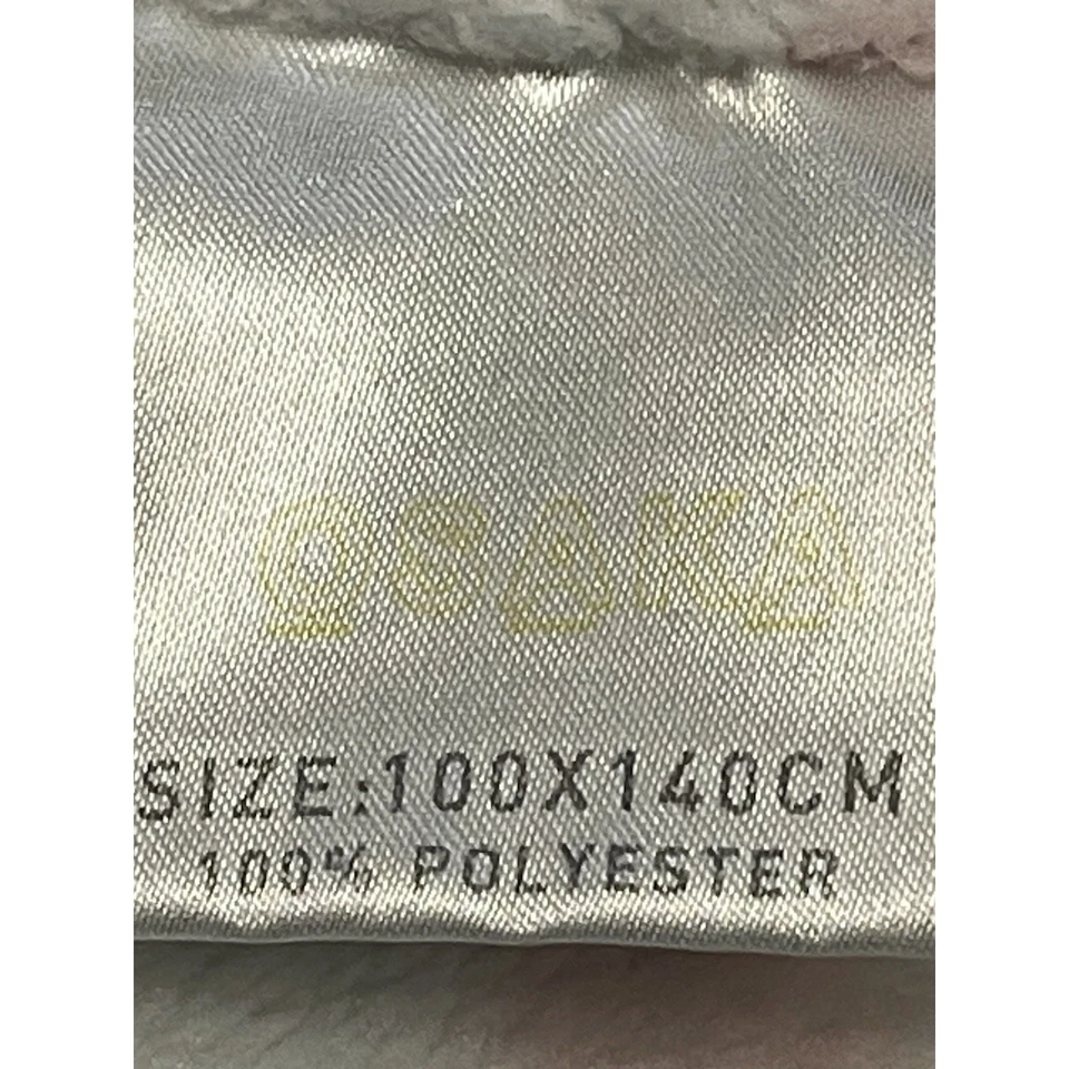 Осака розовый горошек одеяло плюшевая корова птица животное ребенка ясельного возраста норка девочка бросить 38 x 57 - Изображение 3 из 4