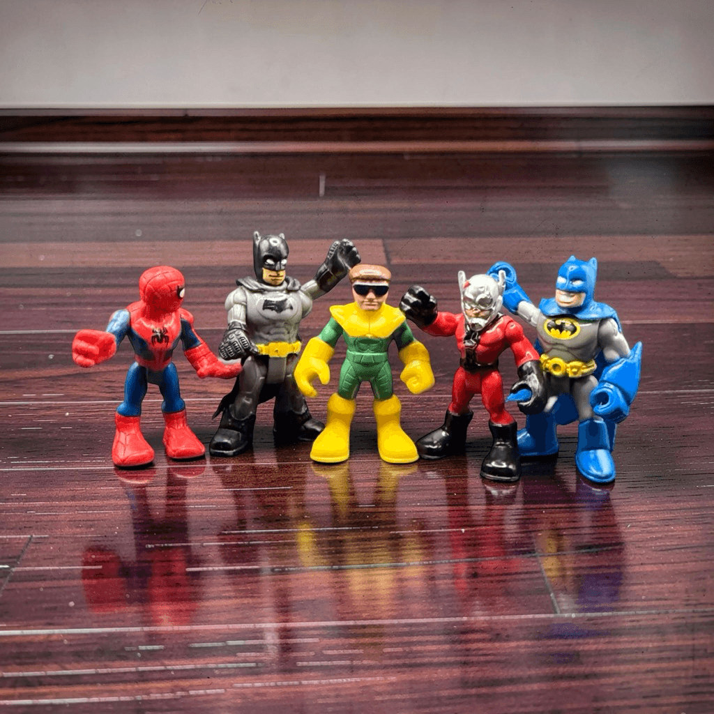 Fisher-Price Imaginext DC Super Friends & Playskool Marvel Figures