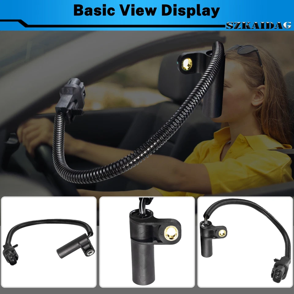 Sensor de posición del cigüeñal para Jeep Grand Cherokee Wrangler 1997-2001 56027868AB Foto 3 de 4