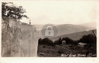 Pilot Knob Mines Missouri Lead Iron Mine RPPC Photo Postcard COPY