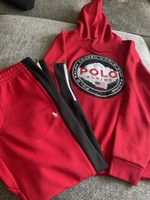 Men  s polo Ralph Lauren set sweatsuit top  bottom red size M