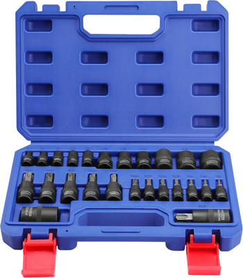 WORKPRO 25-Teiliger Torx Bit Steckschlüsselsatz Und Außentorx Steckschlüsselsatz