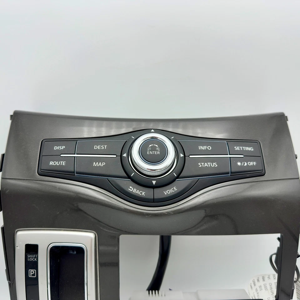 Nissan QUEST 2011-13 | Interruptor de control de pantalla Info-GPS-TV | OEM - 28395-1JA0A Foto 2 de 4