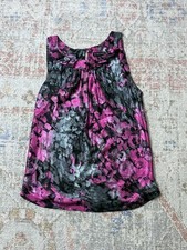 New York Co. Women Y2K Whimsigoth Pleated Ruffle Tank Dark Romantic Coquette