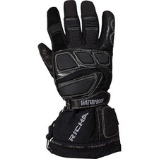 Richa Carbon Winter Textile Motorcycle Motorbike Gloves Black