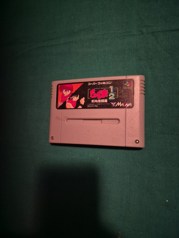 Sf78 Super Famicom official Game soft Ranma 1/2 Chounai Gekitouhen SFC Japan