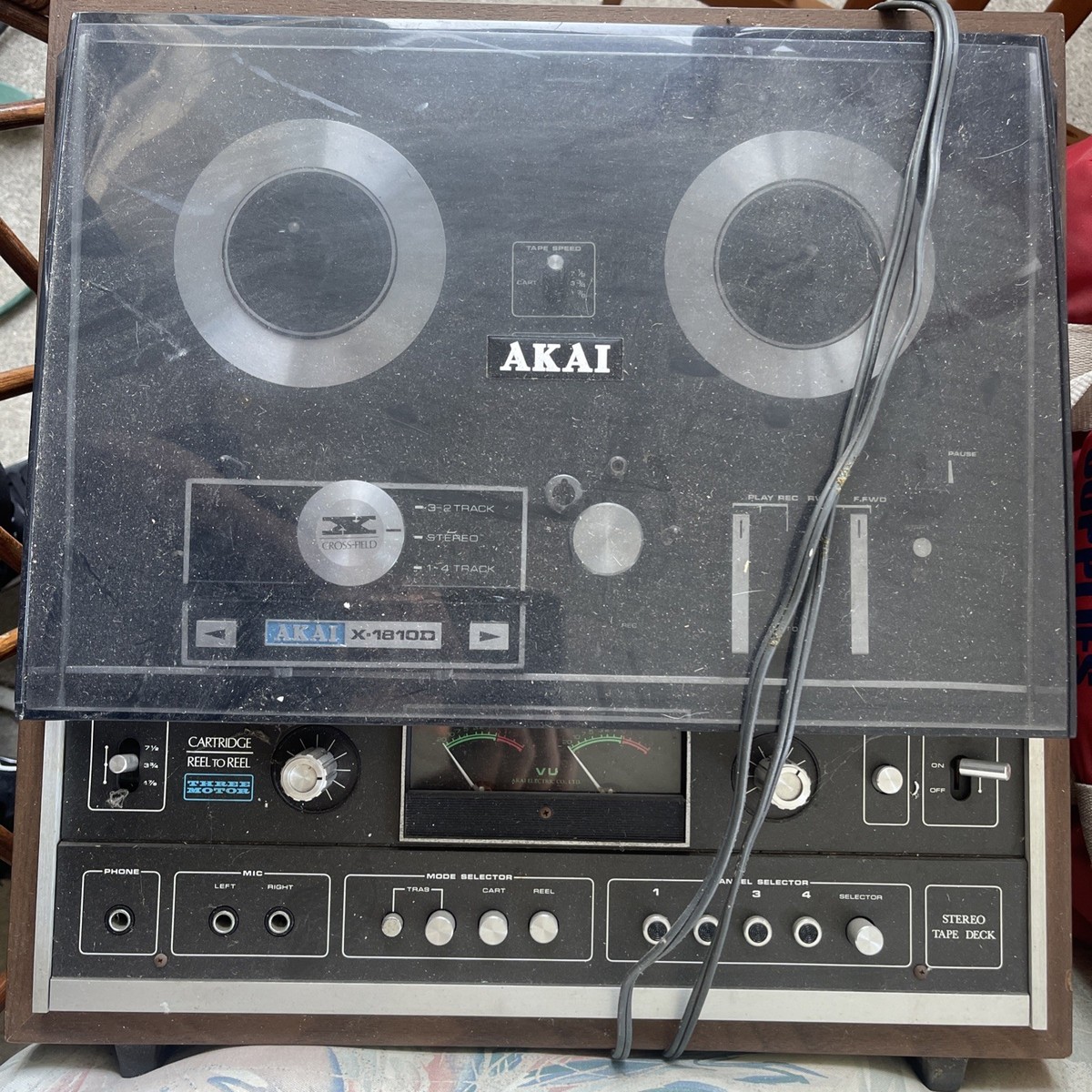 AKAI X-1810 REEL TO REEL AND 8-TRACK PLAYER/RECORDER TESTED | eBay