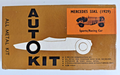 1929 Mercedes SSKL Wills Finecraft Auto-Kit Metall Modellbausatz Maßstab 1:24 OVP