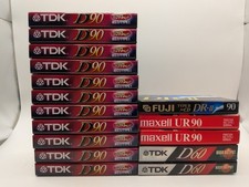 Lot Of 16 TDK,Maxell,Fuji Cassette Tapes