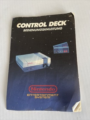 Nintendo NES Konsole Bedienungsanleitung / Anleitung / Control Deck / Booklet *