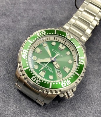 Citizen PROMASTER BN0158-85X Eco-Drive 200m Green Dial