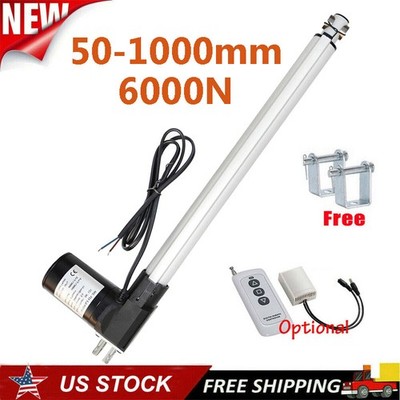 6000N 1320lbs 12V Heavy Duty Linear Actuator 2'' - 40inch 1000MM Stroke Electric