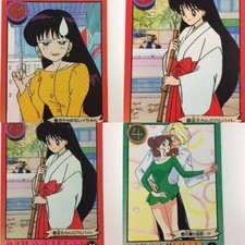 Sailor Moon R Card Bandai Rei Hino Makoto Kino Card Lot