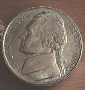 1998 d jefferson nickel Uncirculated  Brilliant 
