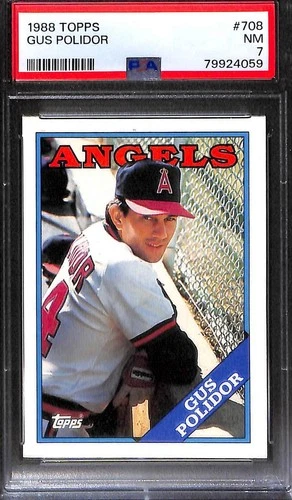 1988 Topps Baseball Gus Polidor #708