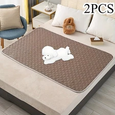 70x90CM Reusable Adult Bed Pads Underpad Hospital Grade Incontinence Washable-2P