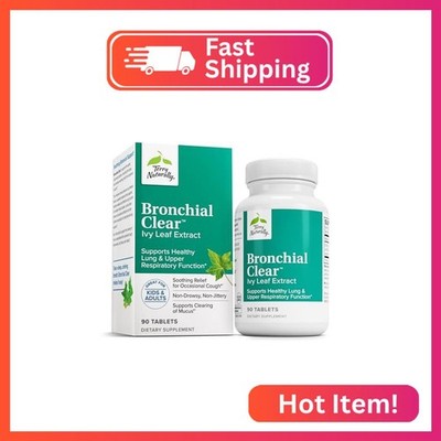 Terry Naturally Bronchial Clear - 90 Tablets - Soothing Lung & Upper Respiratory