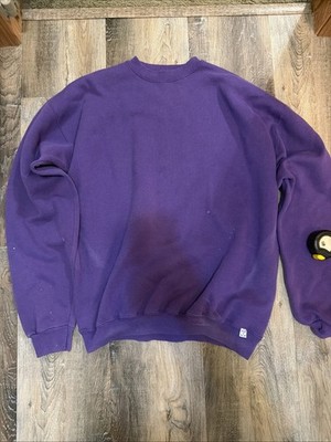 Vintage Discus Athletic Sweatshirt XLT Purple Crewneck Blank 90s Made in USA