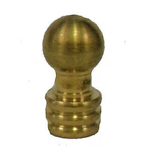 Lamp parts: unfinished brass ball knob lamp shade finial  TV-283
