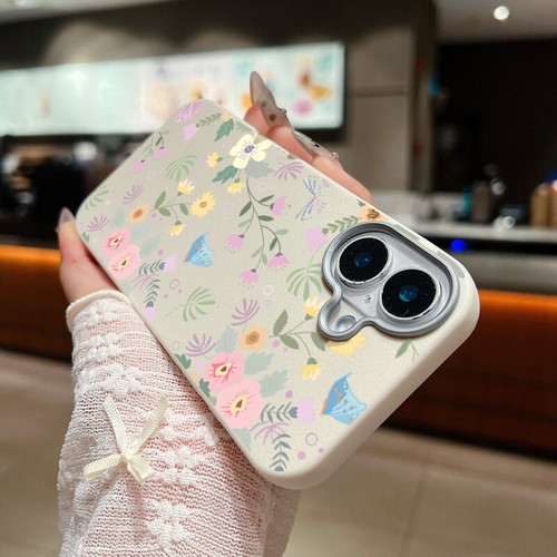 For iPhone 16 Pro Max 15 14 13 12 11 XR 8 Floral Silicone Shockproof Case Cover - Picture 8 of 18