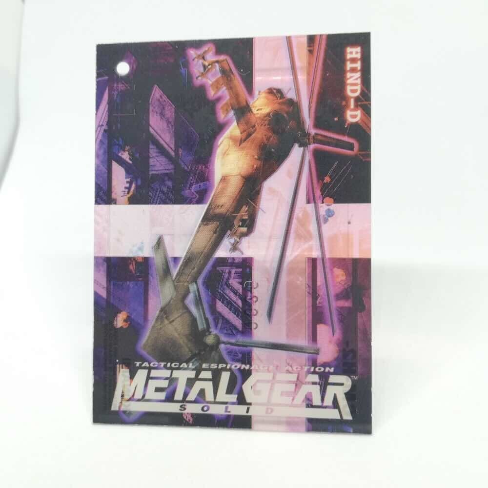 095 HIND-D Metal Gear Solid Trading card Plastic Back serial KONAM