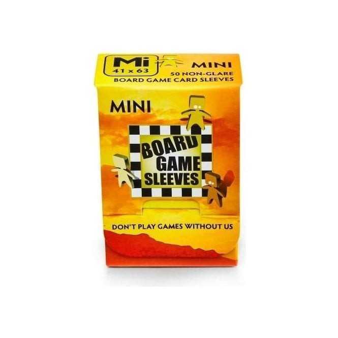 Board Game Sleeves Non Glare- Mini (fits Cards Of 41x63mm)