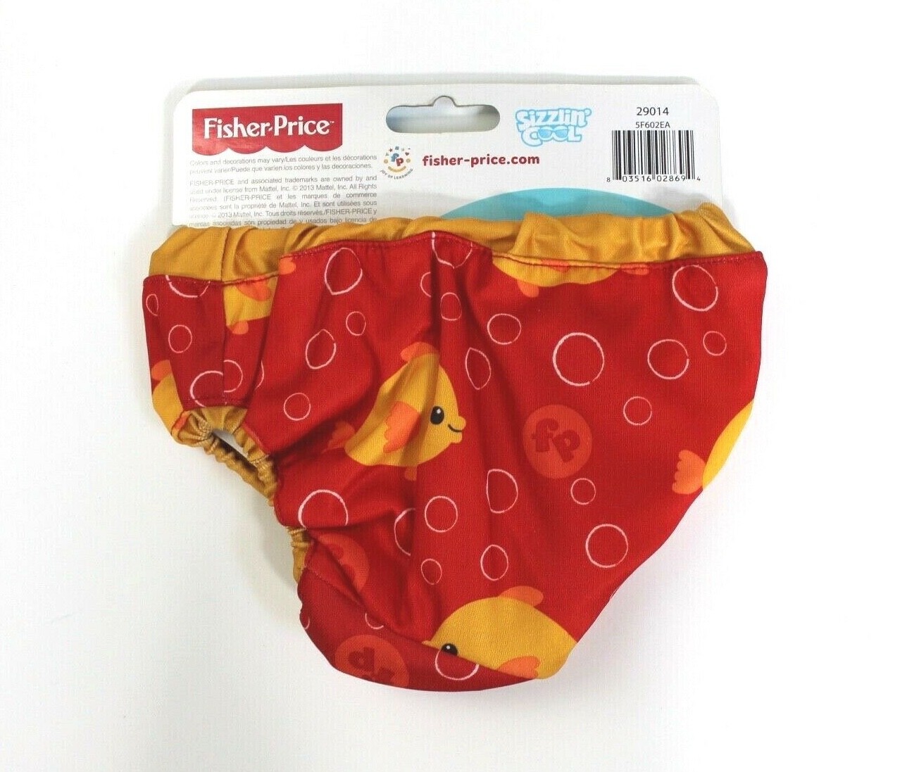 Fisher Price Water Bottoms Reusable Comfort Fit Diaper Cover Size S 6M 