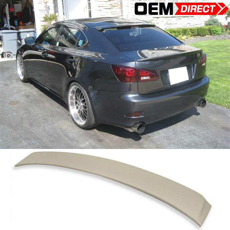 Dark Tinted Rear Roof Window Visor Spoiler For 2006-2013 Lexus IS250 IS350 – ABS, Self-Adhesive 2 thumbnail image