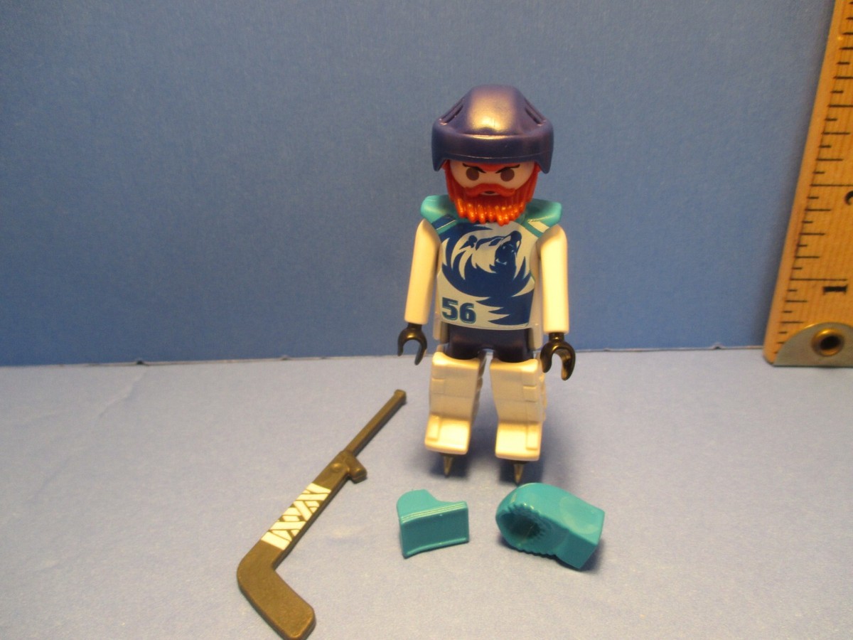 Personnage Playmobil 70734 - Joueur De Hockey (Série 22) - Neuf - Collection Sports