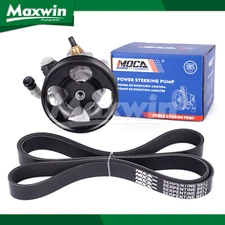 Power Steering Pump Serpentine Belt Fit 2004 2005 2006 Toyota Camry Solara 2.4L