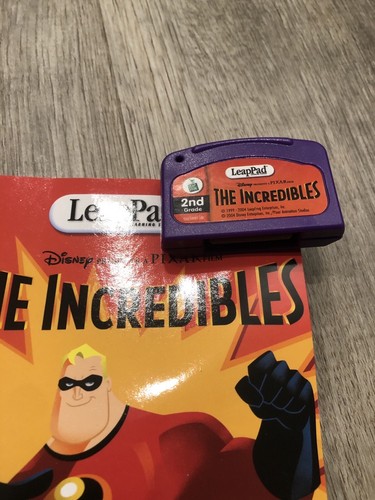 3 Leapfrog LeapPad Book /Cartridge Disney INCREDIBLES, BATMAN, CAT IN THE HAT - Picture 10 of 12