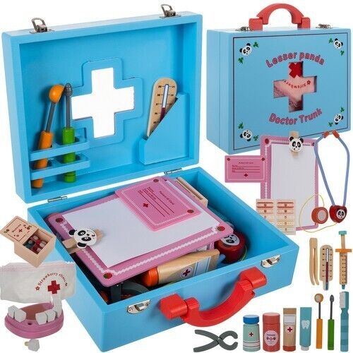 Sztućce lekarskie dla dzieci - drewno, zabawki - Zdjęcie 1 z 7