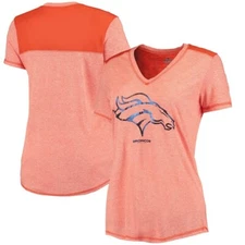 Denver Broncos NFL Majestic Women's Bright Lights V-Neck Top
