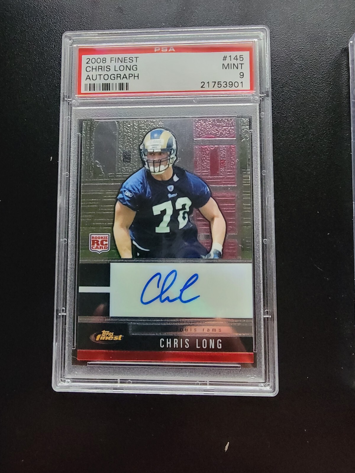 Chris Long Finest #145 Autograph