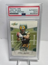 Jordy Nelson PSA Authentic Autographed 2008 Score Rookie RC Variation Packers