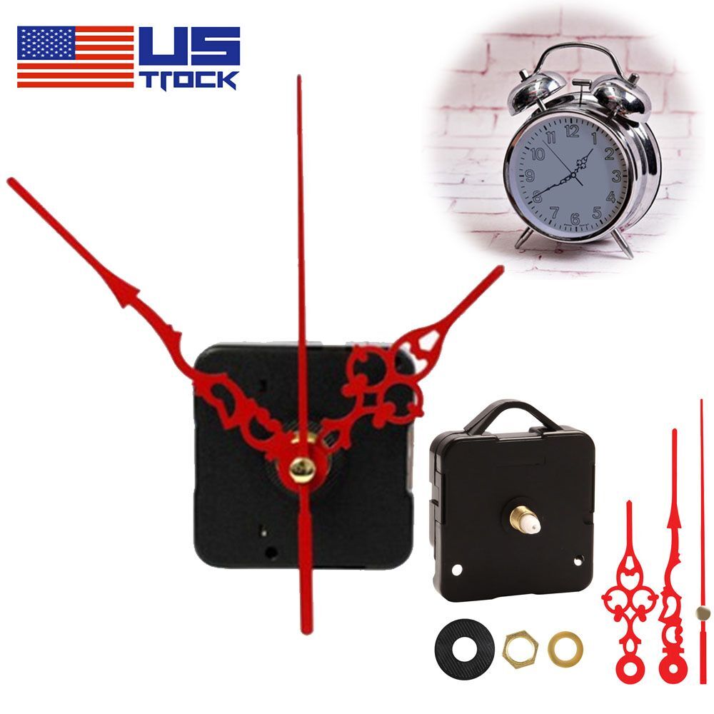 Wall Clock Movement Mechanism Kit Battery Operated DIY Repair