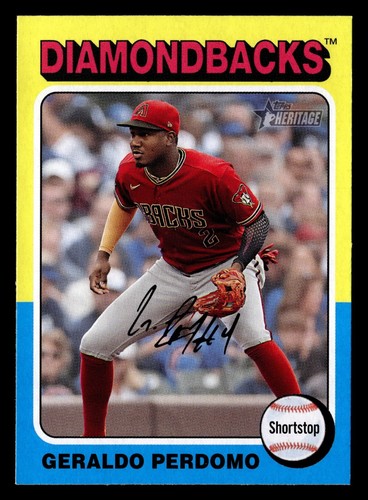 2024 Topps Heritage #378 Geraldo Perdomo | Baseball Card