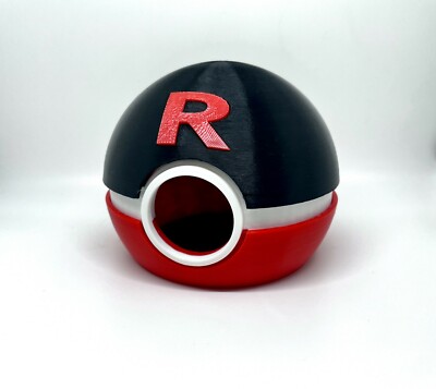 Team Rocket Ball Pokeball Pet Hide Small Pet Gecko and Reptile