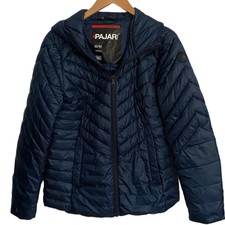 Pajar Colette Womens Lightweight Packable Puffer Jacket Navy Size Medium