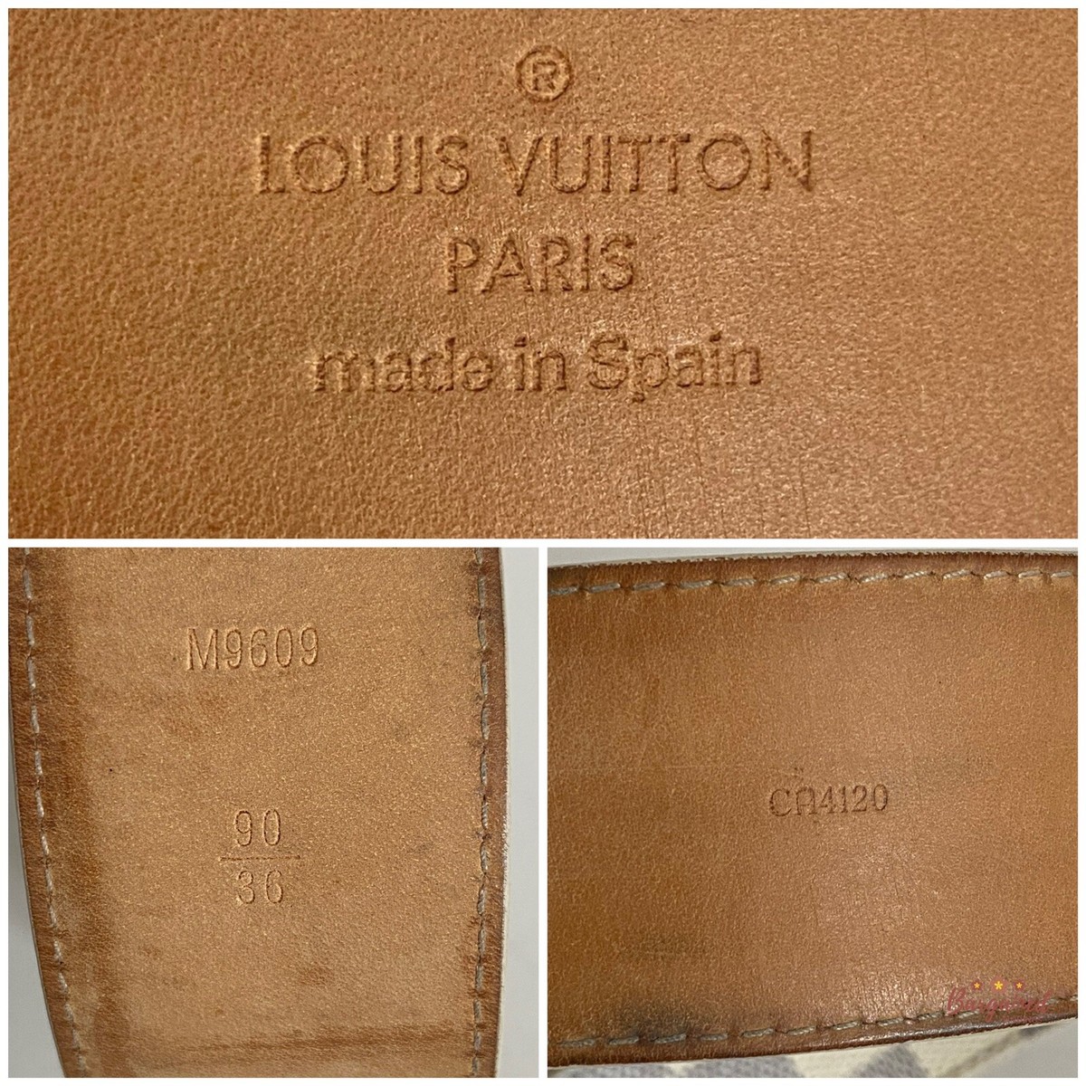 LOUIS VUITTON ブラウンレザーベルト 楽天市場】ルイ ヴィトン LOUIS VUITTON ベルト LV イニシャル