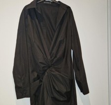 Black shirt dress pretty little thing size 8